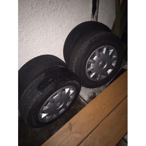 4x tyres two brand new bargain Vauxhall 4stud