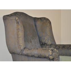 Attractive Antique Victorian Wing Back Fireside Armchair Chair For Reupholstery