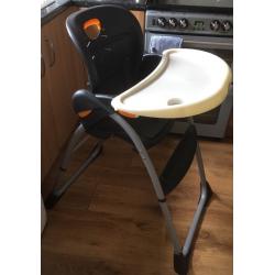 Chicco happy snack high chair excellent condition
