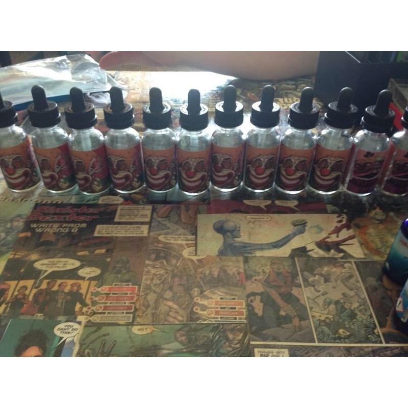 Lots of empty vape bottles