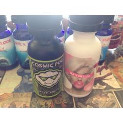 Lots of empty vape bottles