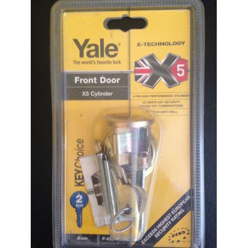 Yale Replacement X-TECH Cylinder Front Door Lock