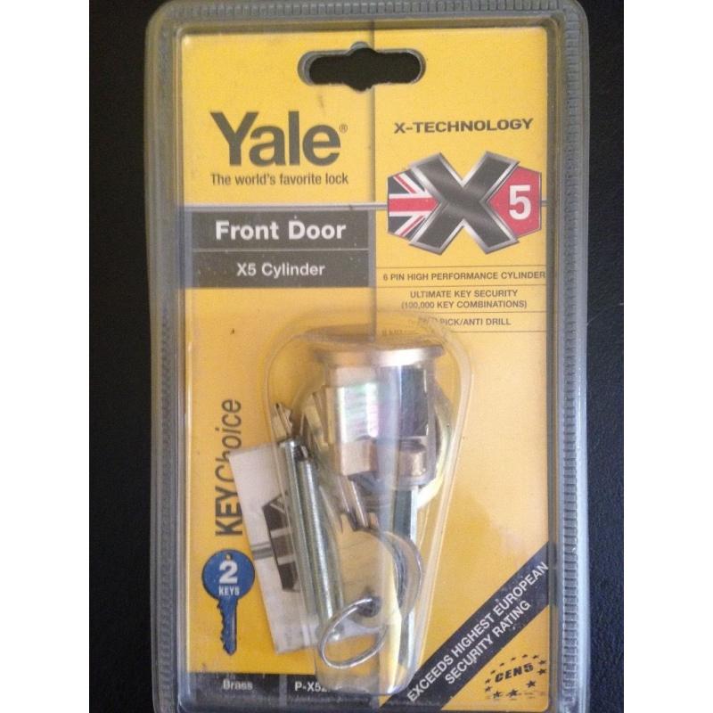 Yale Replacement X-TECH Cylinder Front Door Lock
