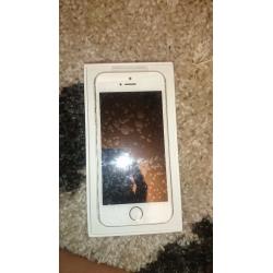 Gold iphone 5s- almost brand new boxed