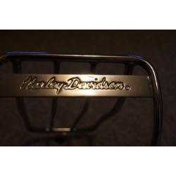 HARLEY DAVIDSON SOFTAIL REAR H-D LOGO LUGGAGE RACK ASSEMBLY
