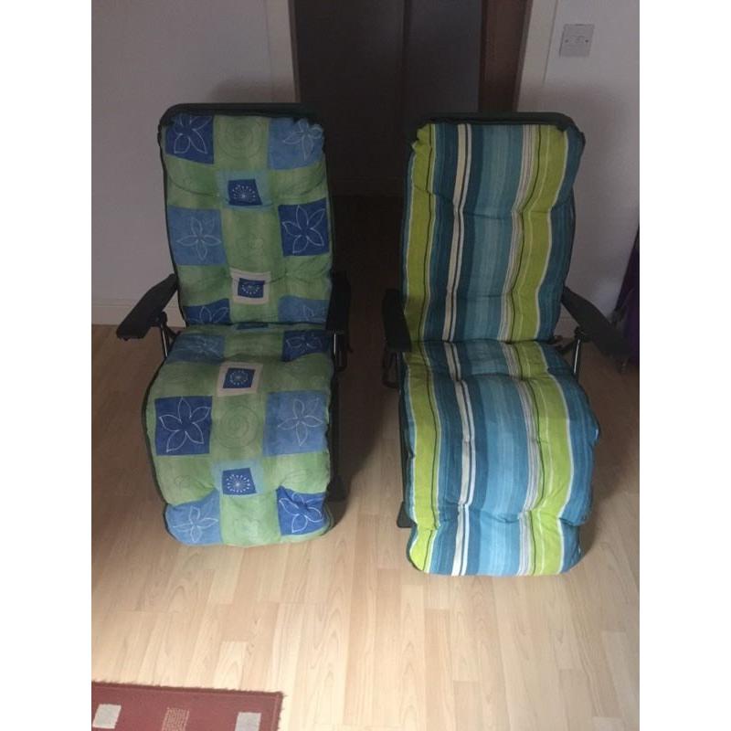 Pair of Deck Chairs for Sale