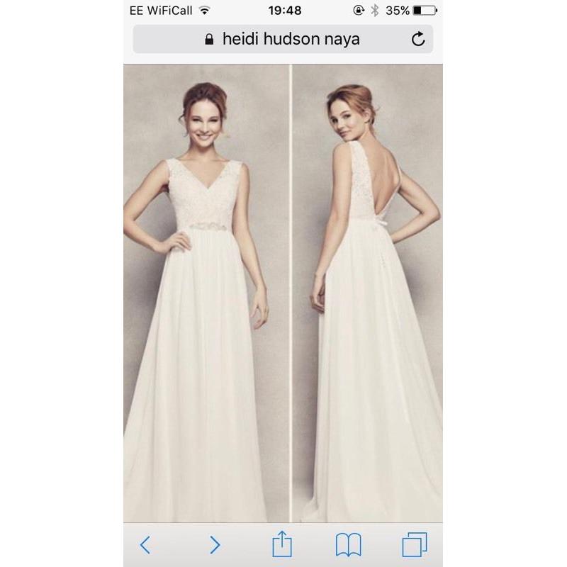 Wedding dress size 8 Heidi Hudson