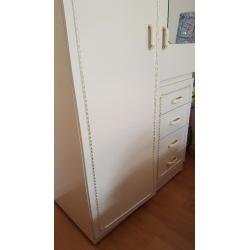 Solid wood wardrobe