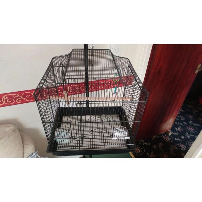Rainforest Bird Cage With Stand