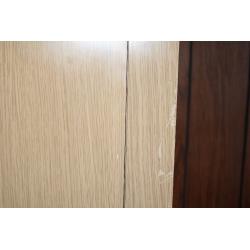 3 piece bedroom set,2 door wardrobe, 4 drawer chest, 3- drawer bedside table.