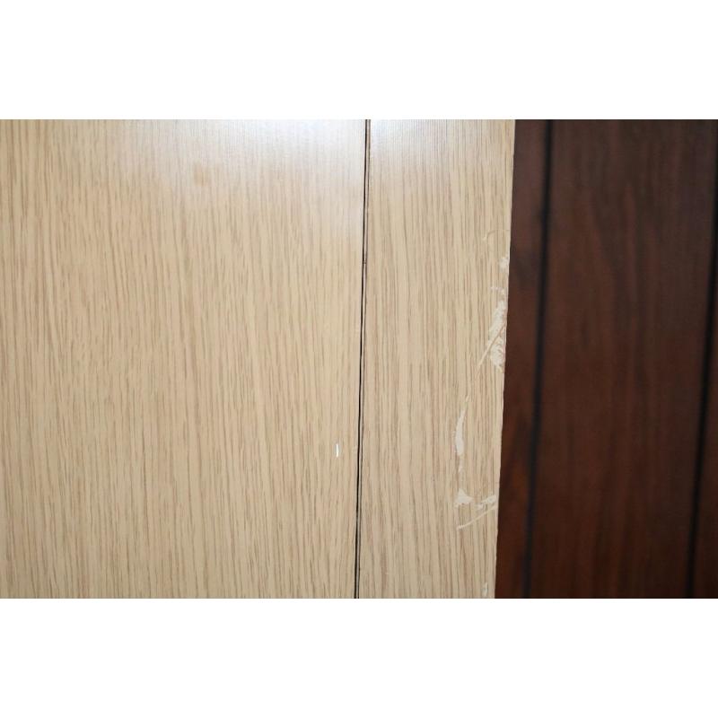 3 piece bedroom set,2 door wardrobe, 4 drawer chest, 3- drawer bedside table.