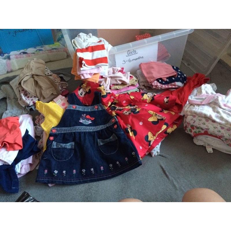 Girls 3-6 month clothes