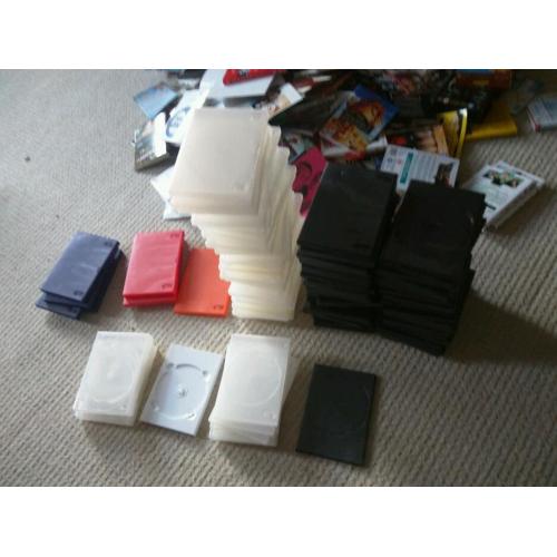 Empty DVD cases - used but good condition