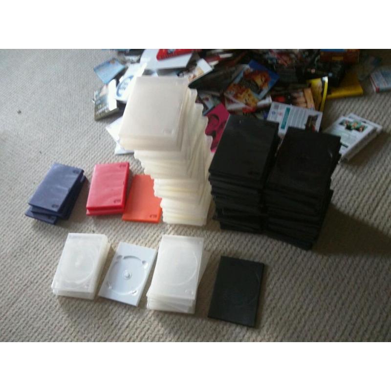 Empty DVD cases - used but good condition