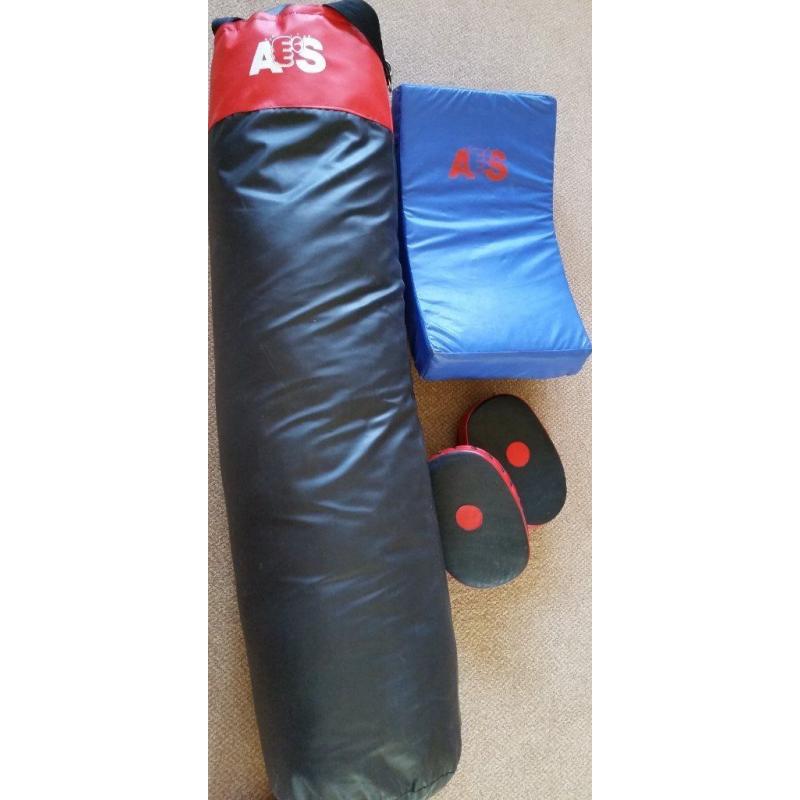 Punchbag, Shield Pad and Handheld Pads for Martial Arts/Boxing