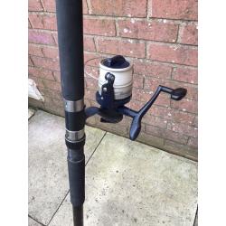 Beach caster and reel