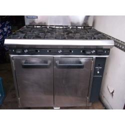 Blue seal 6 burner range with oven natural gas commercial catering