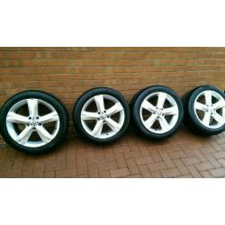 4 x VOLKSWAGEN alloys 17" 5x112 pcd