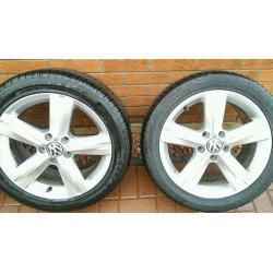 4 x VOLKSWAGEN alloys 17" 5x112 pcd