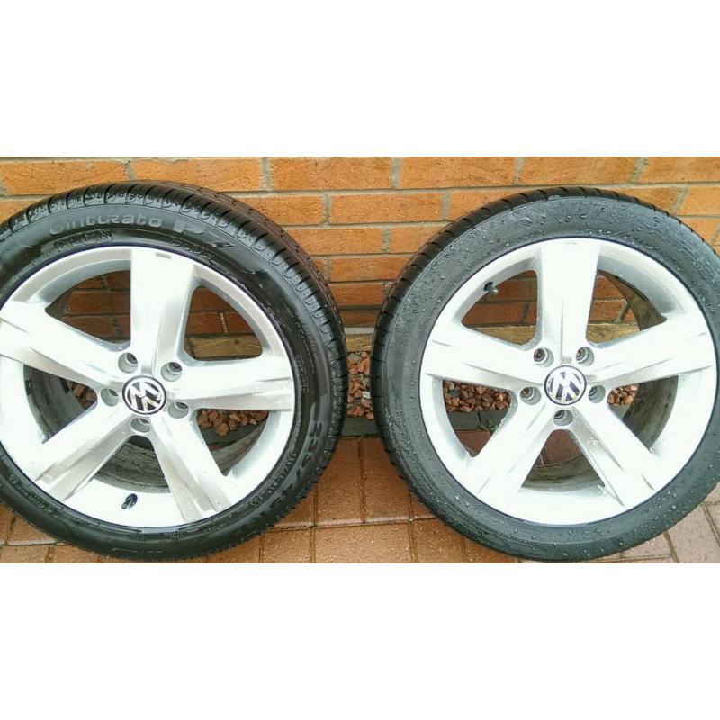 4 x VOLKSWAGEN alloys 17" 5x112 pcd