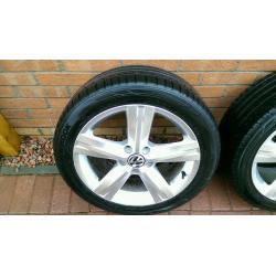 4 x VOLKSWAGEN alloys 17" 5x112 pcd