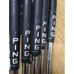 Ping set of golf irons