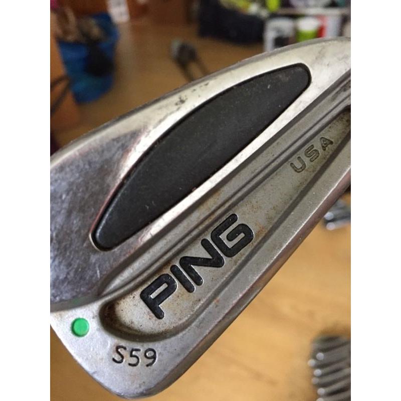 Ping set of golf irons