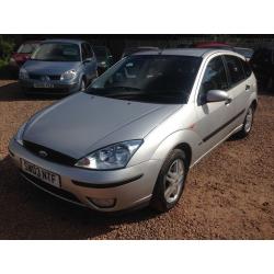 2003 FORD FOCUS 1.6 ZETEC ONLY 52,000 miles!! 1 YEAR MOT!!