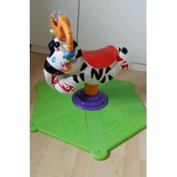 Fisher Price Bounce 'n' Spin Zebra