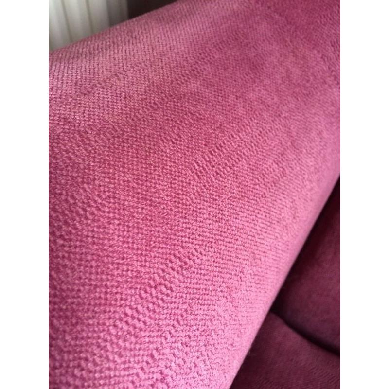 Pink armchair