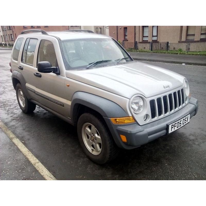 jeep cherokee crd sport automatic turbo diesel 2005 05 plate