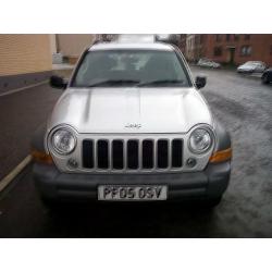 jeep cherokee crd sport automatic turbo diesel 2005 05 plate