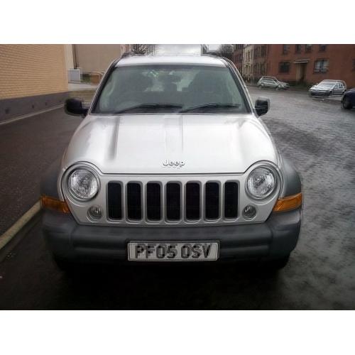 jeep cherokee crd sport automatic turbo diesel 2005 05 plate