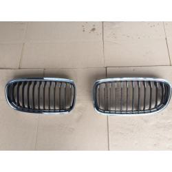 BMW E90 E91 M SPORT CHROME GRILLS X2 PAIR BREAKING 1 3 5 6 7 SERIES