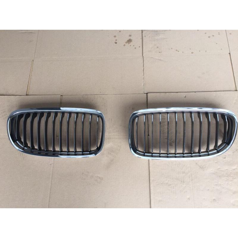 BMW E90 E91 M SPORT CHROME GRILLS X2 PAIR BREAKING 1 3 5 6 7 SERIES
