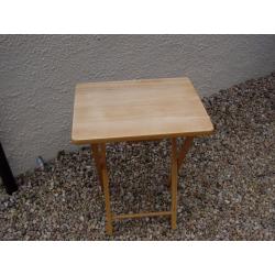 Small Portable Wooden Table