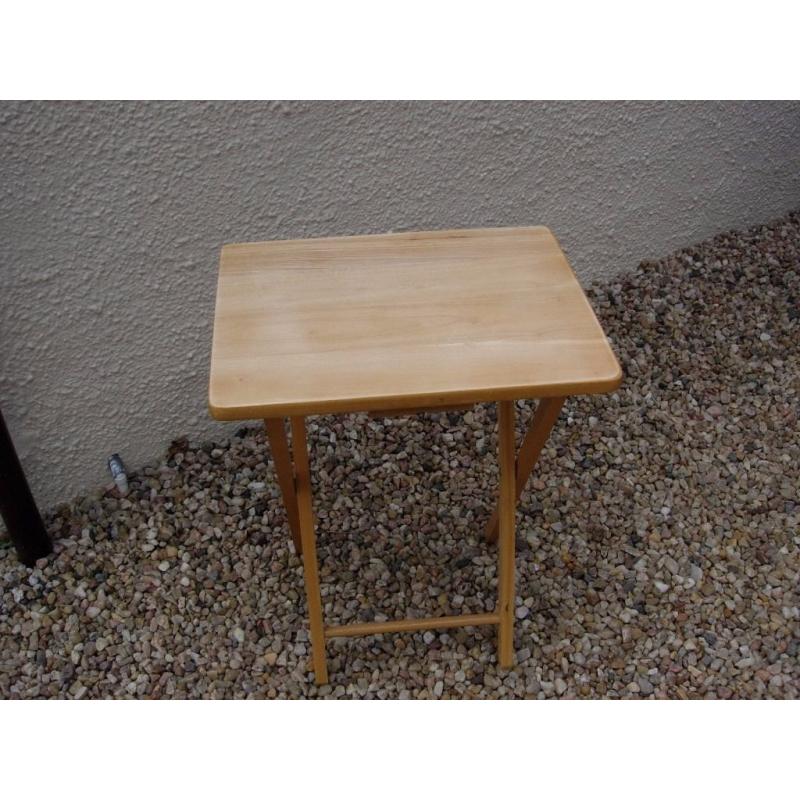 Small Portable Wooden Table