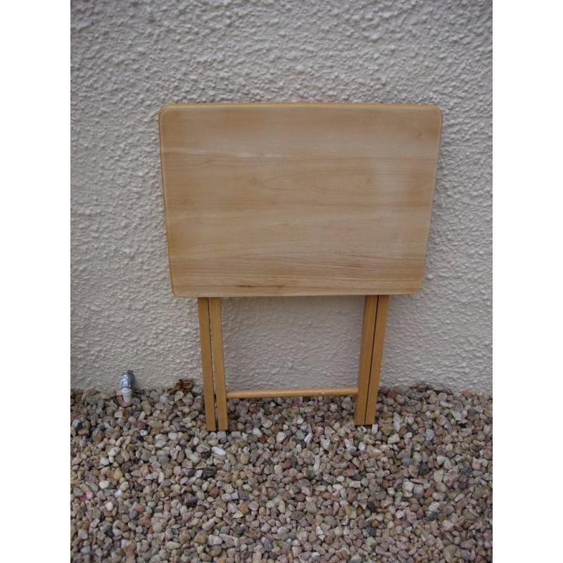 Small Portable Wooden Table