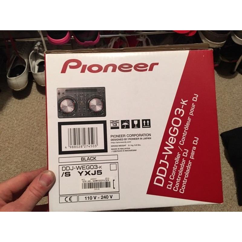 Pioneer DJJ WE GO3 mixer laptop Mac iPhone iPod