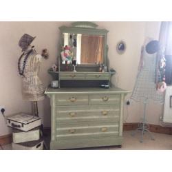 Painted dressing table