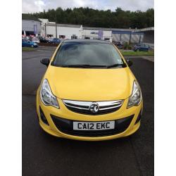 Corsa Limited Edition, 1229cc, 12 plate, Yellow, 3 door, Petrol,