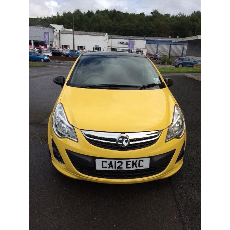 Corsa Limited Edition, 1229cc, 12 plate, Yellow, 3 door, Petrol,