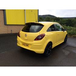 Corsa Limited Edition, 1229cc, 12 plate, Yellow, 3 door, Petrol,