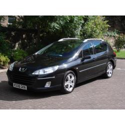EXCELLENT DIESEL AUTO ESTATE!!! 2008 Peugeot 407 2.0 HDi 136 SE 5dr TIP AUTO