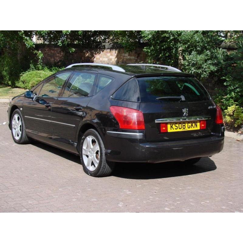 EXCELLENT DIESEL AUTO ESTATE!!! 2008 Peugeot 407 2.0 HDi 136 SE 5dr TIP AUTO
