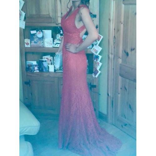 Red Lace Formal/Debs Dress from Rosie's Closet