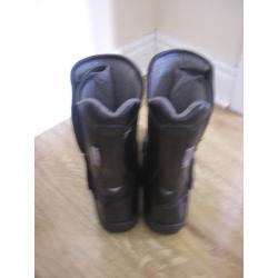 Racer Dry Star Leather Motorbike Boots.
