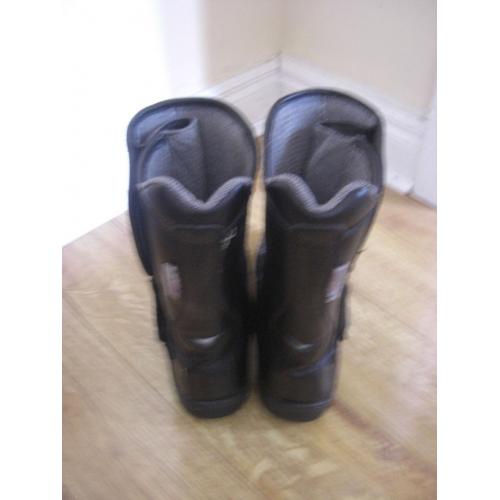 Racer Dry Star Leather Motorbike Boots.
