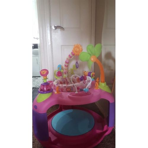 Pink jumperoo