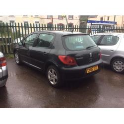 2002 Peugeot 307 1.6 GLX-2 owners-March 2017 mot-service history-great value